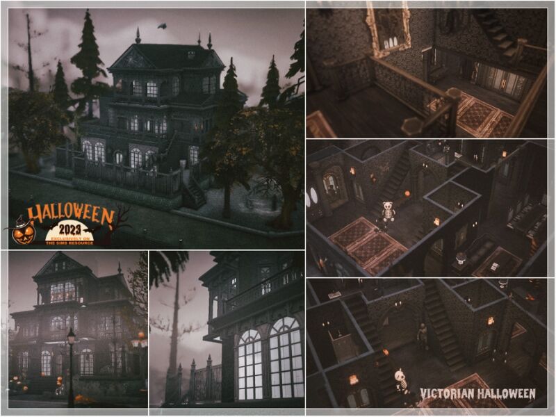 sims 4 cc victorian halloween nocc 4