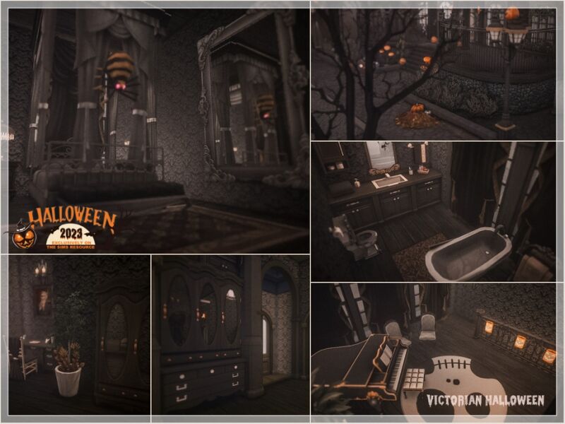 sims 4 cc victorian halloween nocc 7