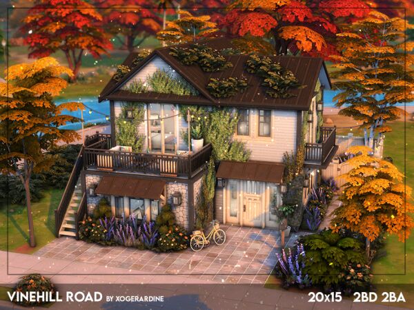 Vinehill Road (NO CC) by Xogerardine Sims 4 CC