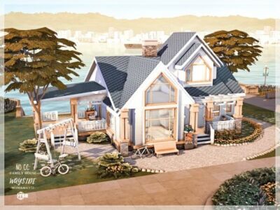 Stunning Wayside Family Home Sims 4 CC