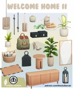 Welcome Home Part II: Decor Inspiration Sims 4 CC