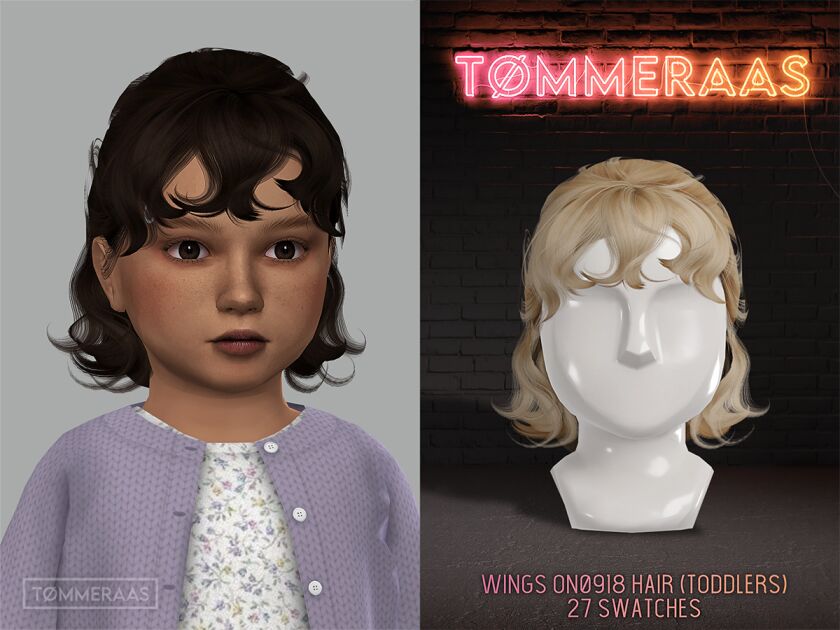 Wings ON0918 Conversion For Toddlers Sims 4 CC