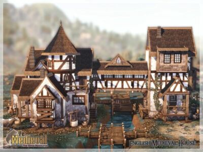 Ye Medieval English House CC Sims 4 CC