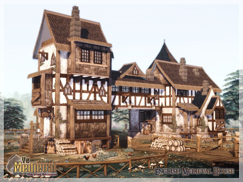 sims 4 cc ye medieval english house cc only tsr by moniamay72 7