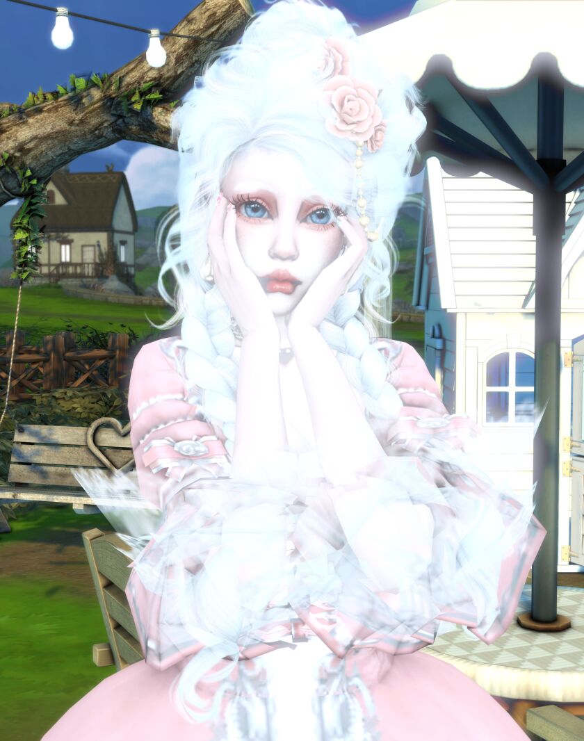 Marie Antoinette for CAS Challenge Sims 4 CC