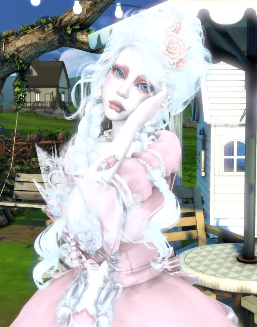 sims 4 cc ᯓ ᡣ𐭩 marie antoinette for zwombis cas challenge 4