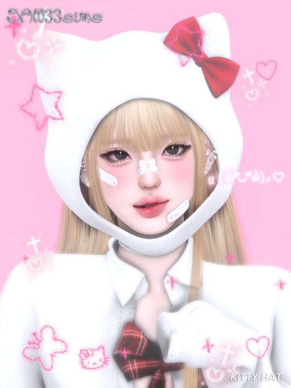 Kitty-Hat Sims 4 CC