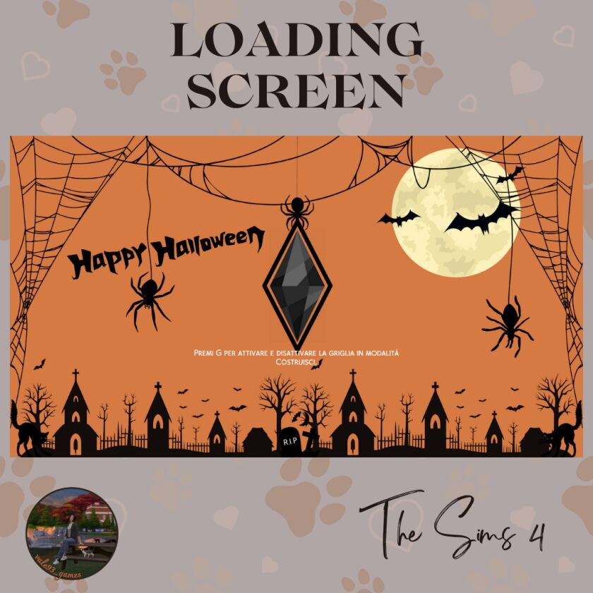 🐾 Loading Screen Halloween 🐾 Sims 4 CC