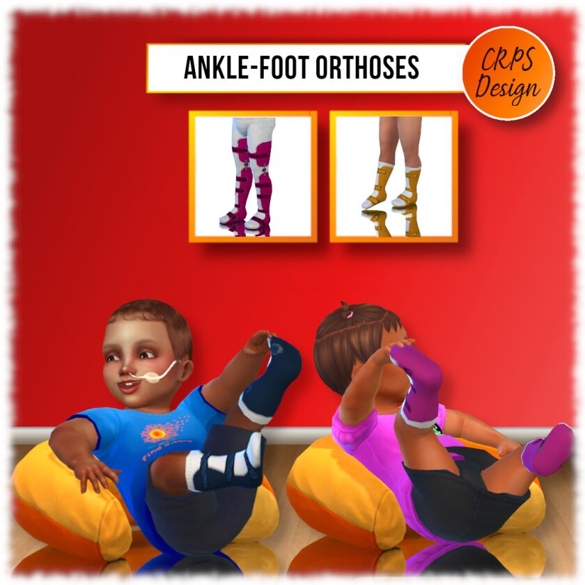 Leg Orthoses for Your Sims Infants Sims 4 CC