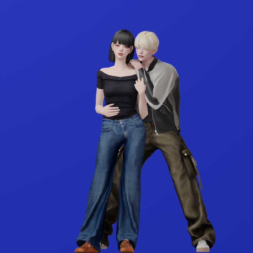 sims 4 cc 431 couple pose 4