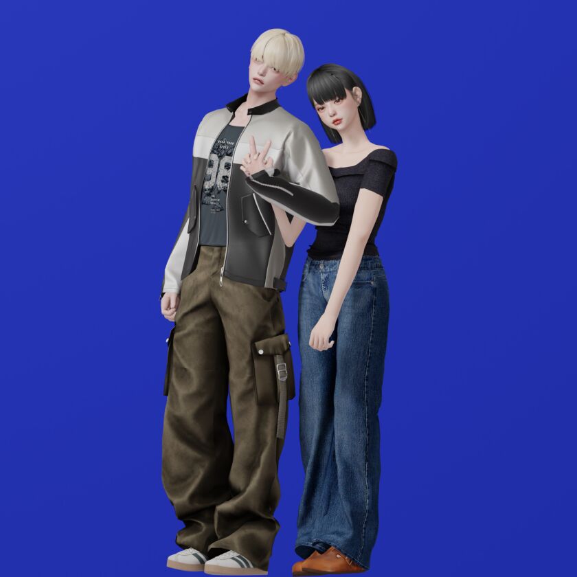 sims 4 cc 431 couple pose 5