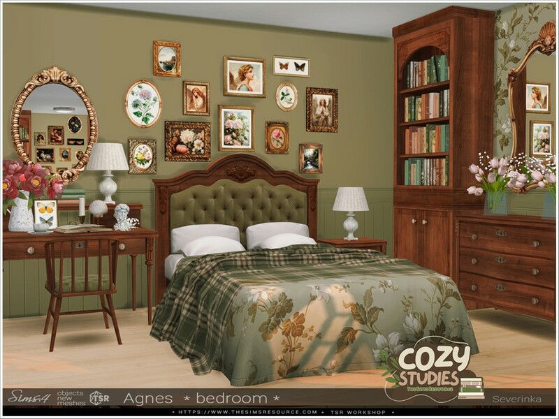 Agnes Bedroom By Severinka_ Sims 4 CC