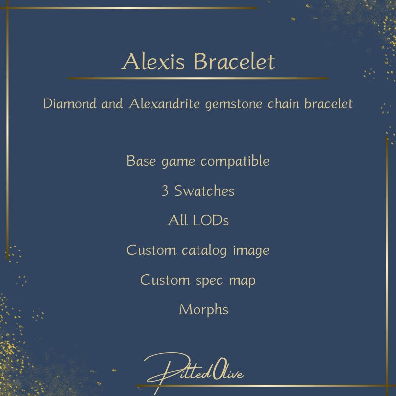 sims 4 cc alexis bracelet by pitted0live 3