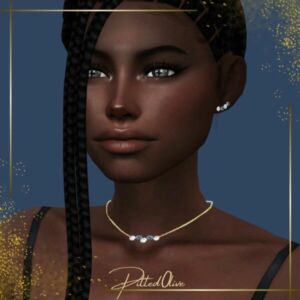 Stunning Alexis Earrings Sims 4 CC