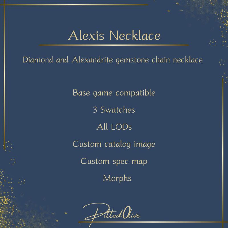 sims 4 cc alexis necklace by pitted0live 2