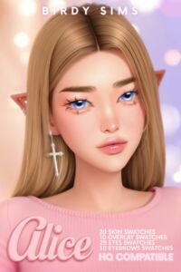 Discover the Alice Set by Birdysims Sims 4 CC