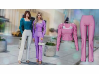 Alisa Set by Belonka Sims 4 CC