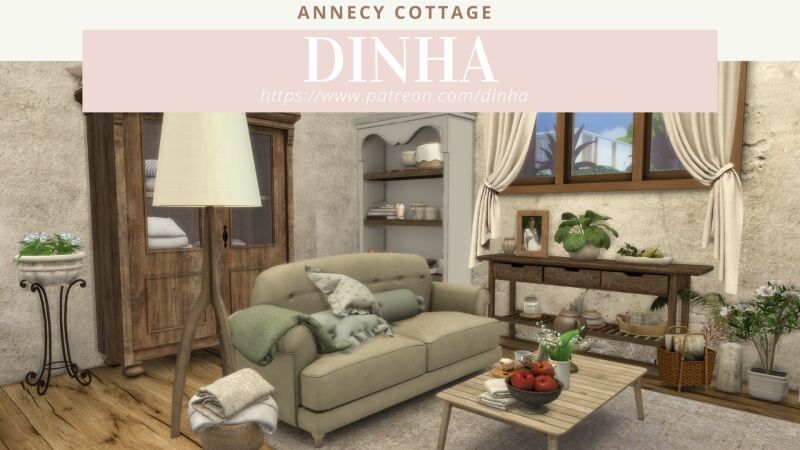 sims 4 cc annecy cottage 2