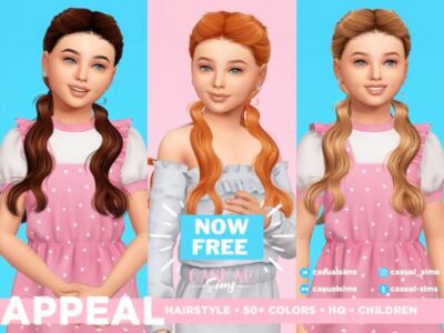 Free Appeal Hairstyle for Children by Casualsims Sims 4 CC