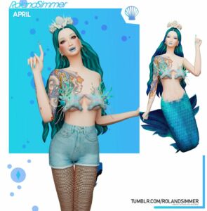 Meet April: My Favorite Sim! Sims 4 CC