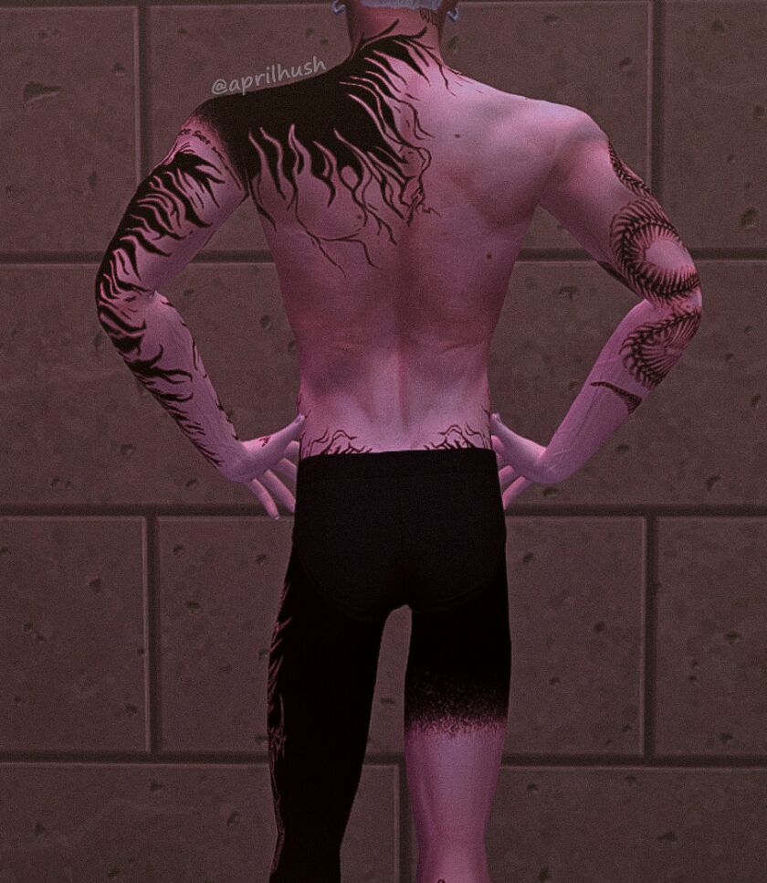 sims 4 cc aprilhush nevermind full body tatts 2