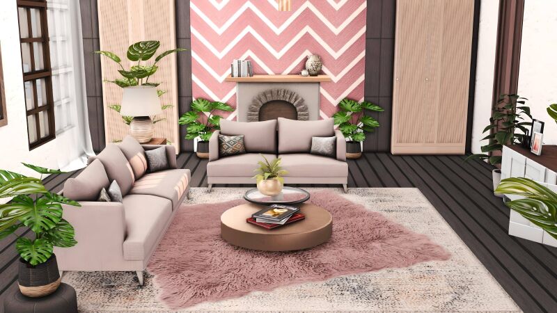 sims 4 cc aruela living room by miwisimsie 5