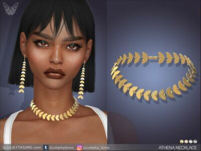 Athena Necklace Sims 4 CC