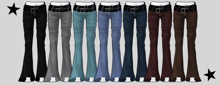 sims 4 cc audrey pants 2