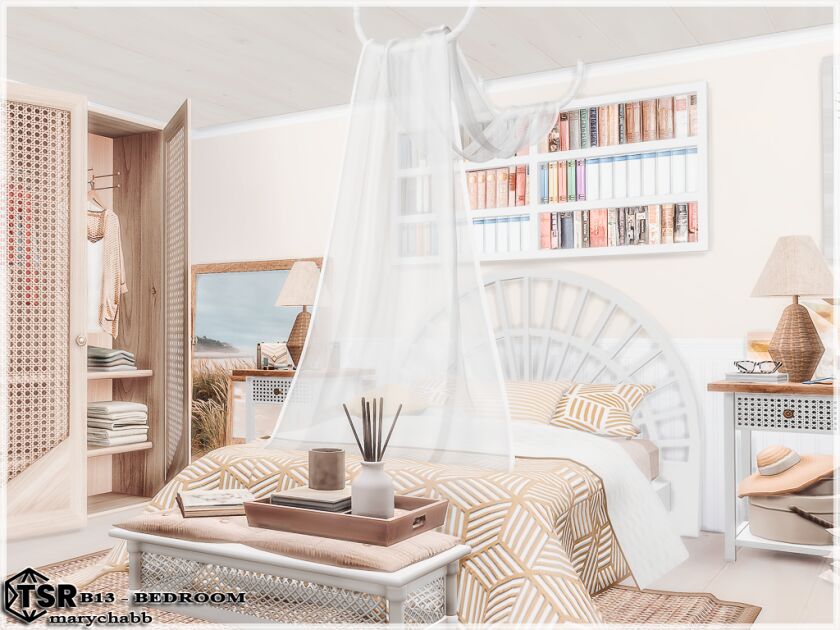 B13 – Fully Equipped Bedroom Sims 4 CC