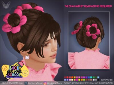 Back To School Hair Ties Collection Sims 4 CC