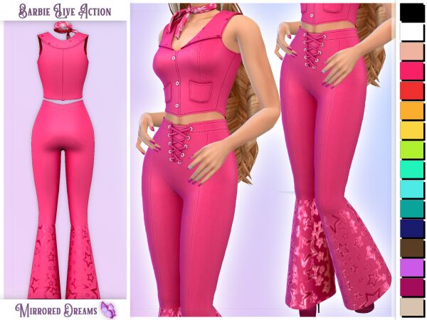 Barbie Live Action Outfit – Now Free! Sims 4 CC