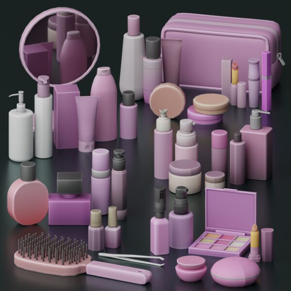 Beauty Vibes Clutter Set by SnootySims Sims 4 CC