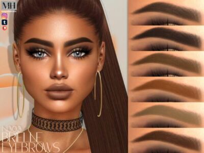 Stunning Brielle Eyebrows N303 for Your Sims Sims 4 CC