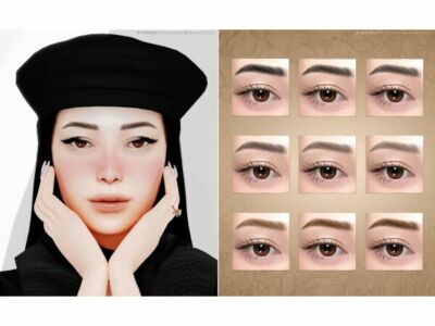 Brows 62 HQ by CarollDesign Sims 4 CC