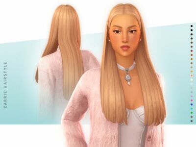 Carrie Hairstyle – Style 1 Sims 4 CC