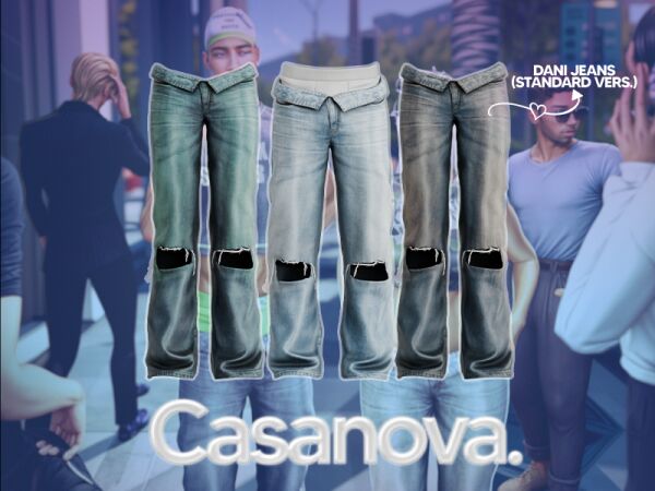 Casanova – Dani Jeans (Standard Version) Sims 4 CC