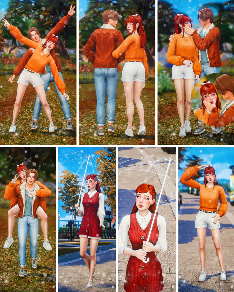 sims 4 cc cassie pose pack 2