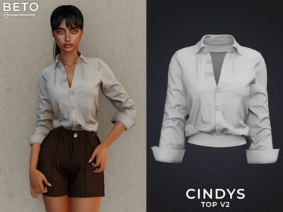 Cindy Top V2 by Beto_Ae0 Sims 4 CC