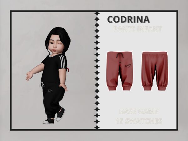 Codrina – Infant Pants Sims 4 CC