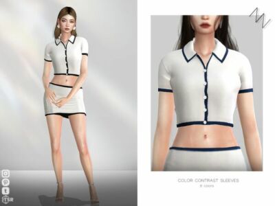 Color Contrast Sleeves by Znsims Sims 4 CC