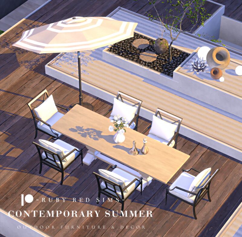 sims 4 cc contemporary summer part 1 by rubyred1023 2