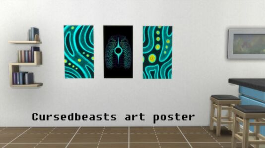 Cursedbeasts ART Poster – Tall Sims 4 CC