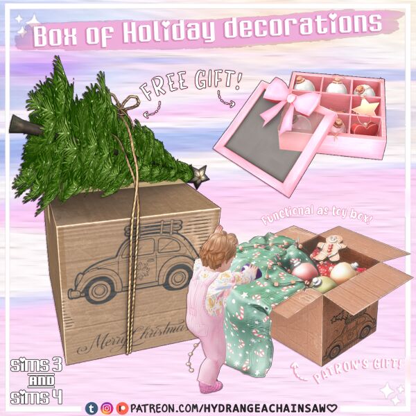 Day 1 Advent Calendar Gift by Hydrangeachainsaw Sims 4 CC