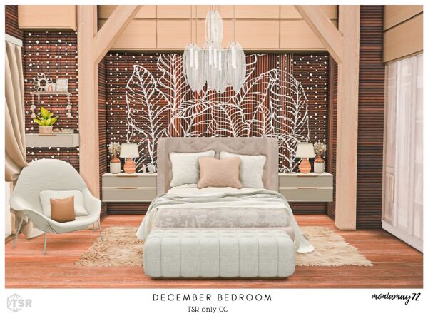 December Bedroom Sims 4 CC