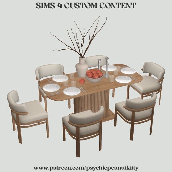 December Dining Room Sims 4 CC