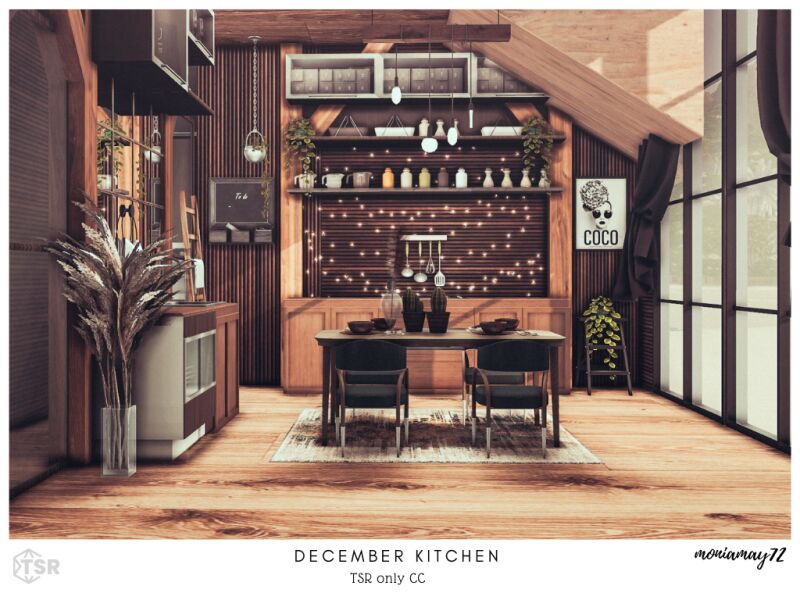 sims 4 cc december kitchen 2