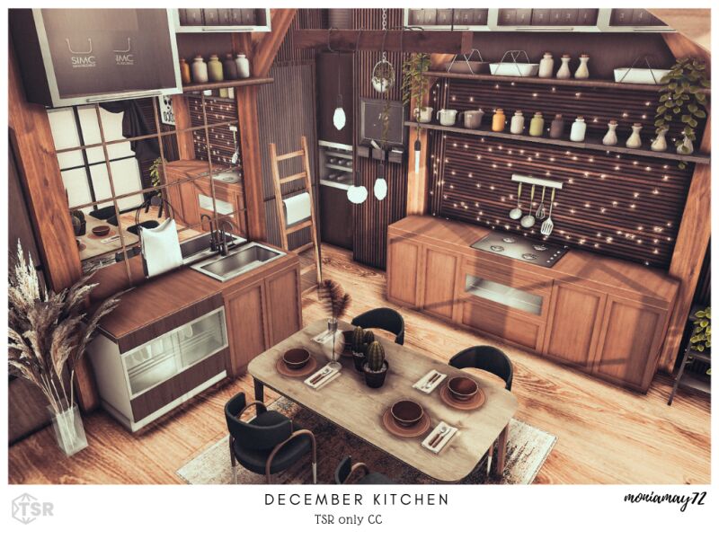 sims 4 cc december kitchen 3