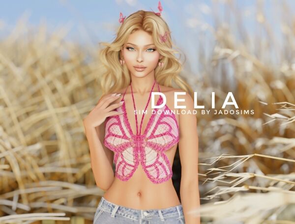 Delia Sim Download Sims 4 CC