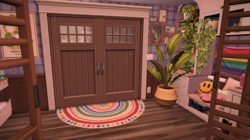 sims 4 cc donut co rainboho tastic halfway there rugs 8