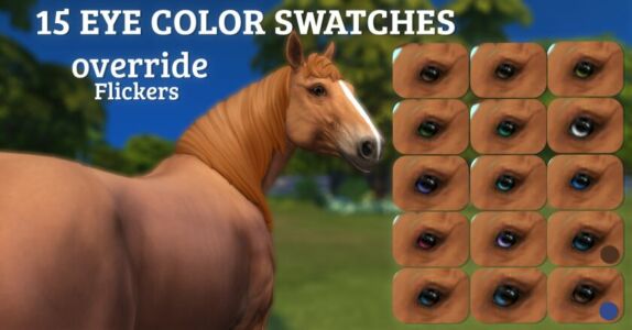 15 Eye Color Swatches Sims 4 CC